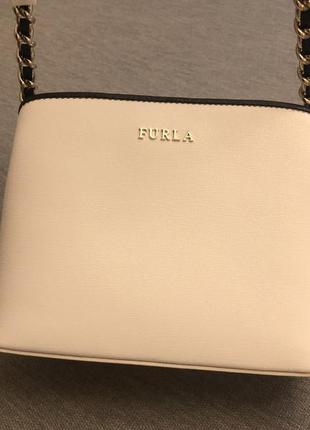 Сумка жіноча шкіряна furla tessa.4 фото