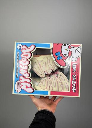 Sanrio old order skater 001 x my melody – о2120687

няшні кросівки демі з кроликом беж з рожевим милые кроссовки няшки беж розовые санрио мелоди