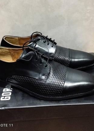 Шикарного изысканного стиля кожаные туфли успешного немецкого бренда gordon &amp; bros.