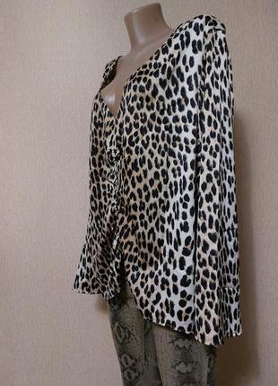 Новая леопардовая женская кофта, блузка h&m5 фото