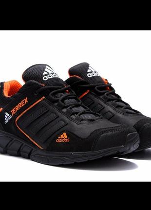 Кожаные мужские кроссовки adidas6 фото