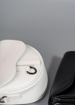 Сумочка кросс-боди с красивой серебряной фурнитурой ✨10 фото
