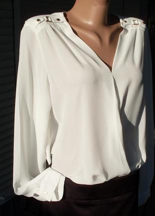 Женская блузка блуза белая george нарядная праздничная красивая женственная1 фото