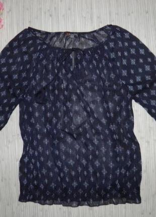Обнова!! стильная легкая свободного кроя блуза street one (p.xl) блузка коита.2 фото