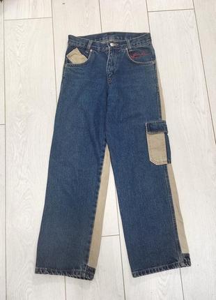 Стильные реп карго джинсы два цвета карл кани унисекс2 фото