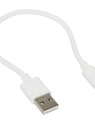 Зарядний кабель usb - micro usb юсб - мікро юсб 0.2 м білий