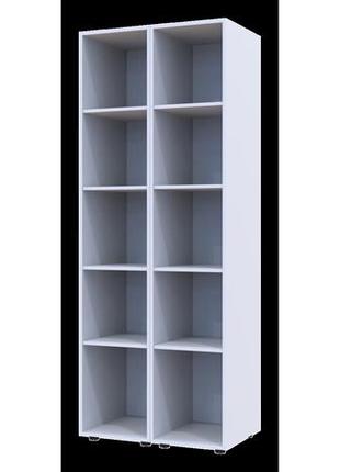 Шкаф для одежды зеркальный гелар белый 78х49,5х203,4 распашной с зеркалом для спальни...