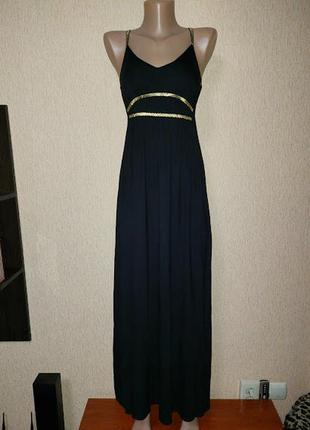 Черное длинное женское платье, сарафан asos petite2 фото