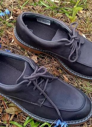 Кожанные туфли на шнурках asher grove, clarks1 фото