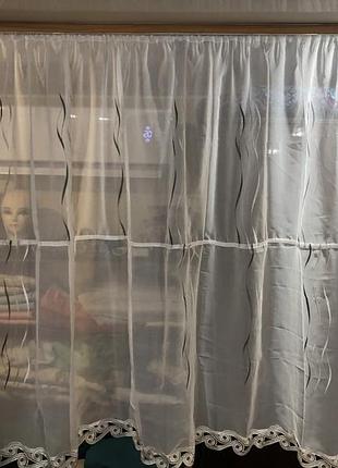 Короткі тюлі для дому