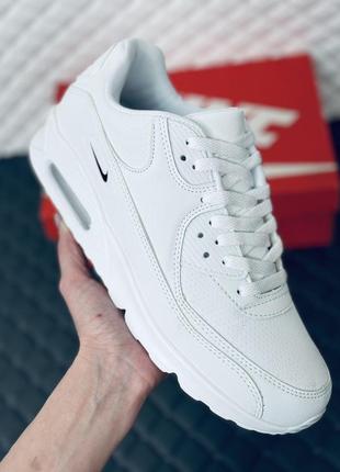 Кроссовки мужские nike air max 90 all white кроссовки найк 908 фото