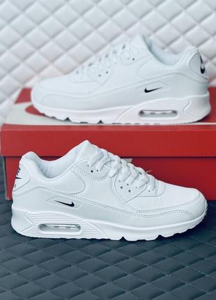 Кроссовки мужские nike air max 90 all white кроссовки найк 905 фото