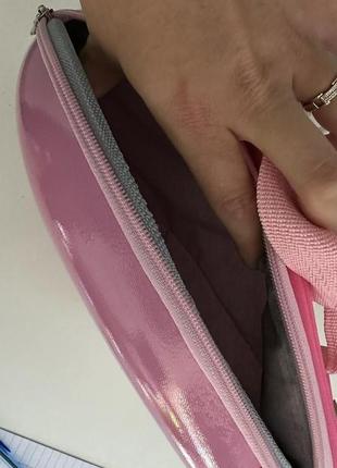 Розовый рюкзак микки mickey disney с твердым корпусом , ортопедический 3d с героями  для девочки6 фото