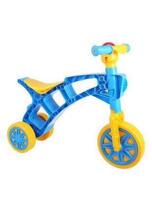 Дитячий беговел каталка "ролоцикл" технок 3831txk  (синій)1 фото