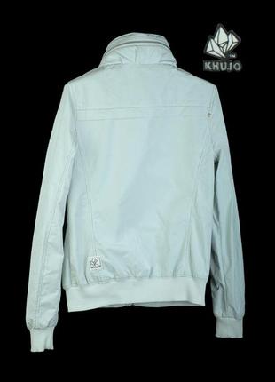 Куртка, вітровка жіноча khujo. свіже світло-біло-бірюзова з легким оксамитом. розмір-s. 40€квівалент.4 фото