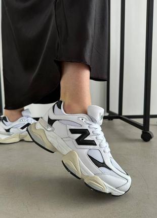 Трендовая модель кроссовки женские new balance натуральная кожа с сеткой4 фото