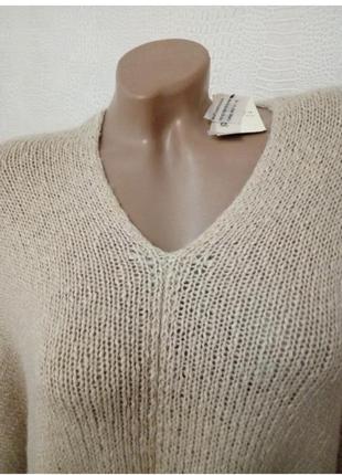 Пончо кофта накидка свитер с бахромою3 фото