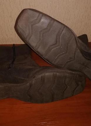 Женские демисезонные ботинки, полусапожки из натуральной замши 42 р.7 фото