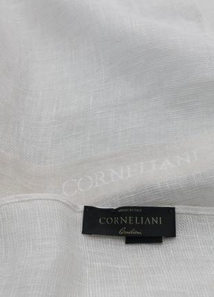 Льняний шарф corneliani4 фото