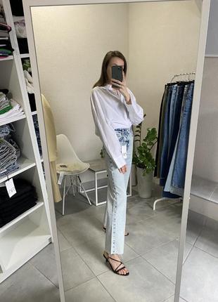 Джинси zara straight3 фото