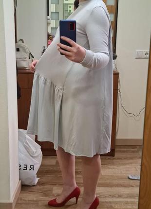 Плаття для вагітних promin сіре розмір м1 фото