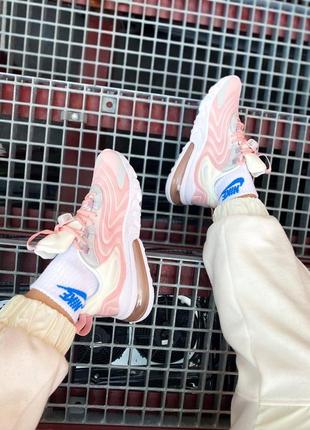 Жіночі кросівки nike air max 270 react end "barely rose"6 фото