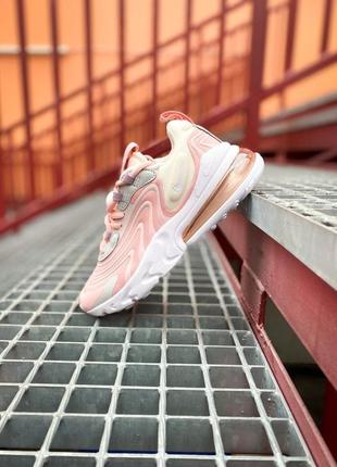 Жіночі кросівки nike air max 270 react end "barely rose"3 фото