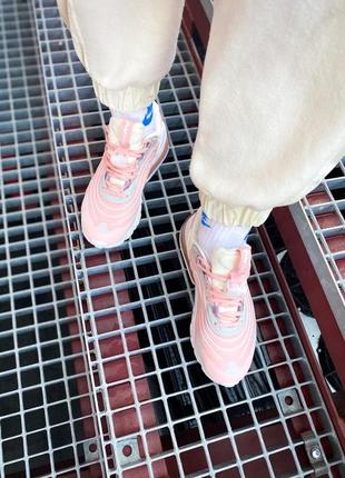 Жіночі кросівки nike air max 270 react end "barely rose"10 фото