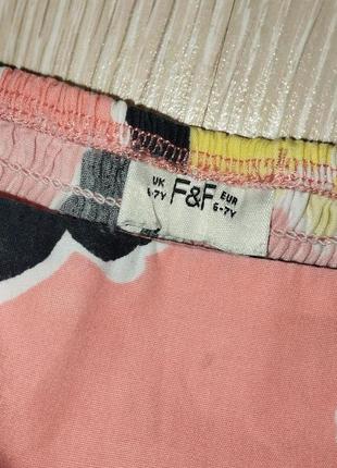 Яскрава сукня f&f на 6-7 років 5