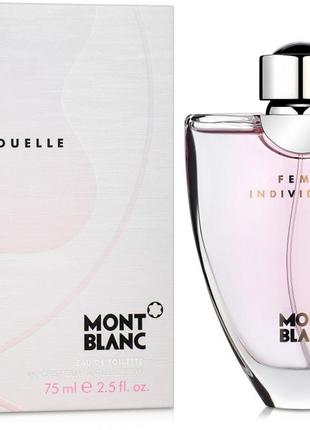 Туалетная вода montblanc: femme individuelle