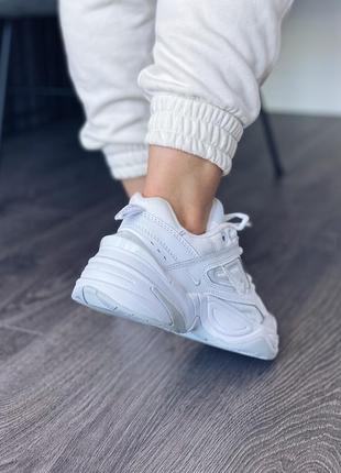 Кроссовки женские nike m2k tekno white pure platinum 🆕 купить наложенный платёж4 фото