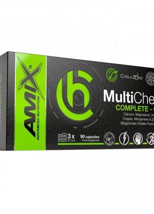 Мінеральний комплекс amix chelazone multichel complete 6 bisglycinate chelate - 90 веган капс