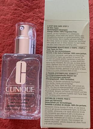 Новінка clinique уникальное увлажняющее желе для лица, сверхлегкое, не жирное, не липкое, для всех типов кожи, оригинал3 фото