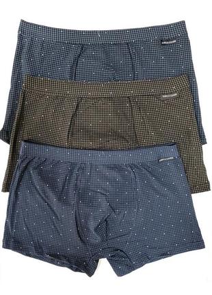 Набір чоловічих трусів боксерів 3 шт enrico coveri eb1262