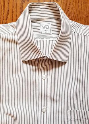 Рубашка мужская с коротким рукавом vd one ворот 411 фото