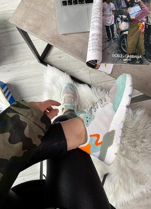 Кросівки adidas nite jogger grey one vapour green 🆕 купити накладений платіж2 фото