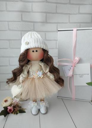 Текстильная интерьерная кукла ручной работы кукла подарок декор3 фото