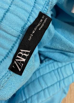 Шорты бермуды голубые zara роз.s-m3 фото