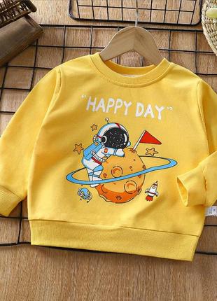 Реглан детский хлопковый космос