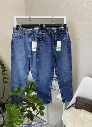Джинси zara mom fit