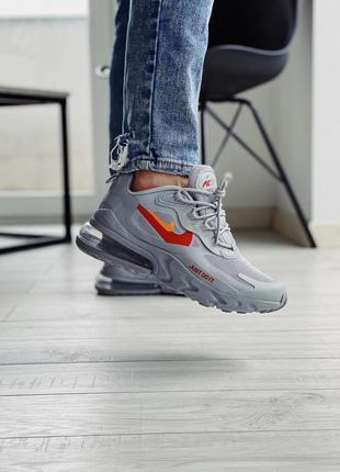 Кросівки nike air max 270 react just do it grey 🆕 купити накладений платіж