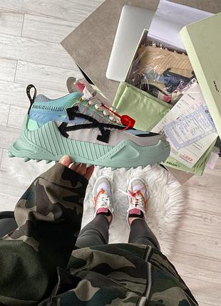 Кросівки off-white odsy-1000 light blue fw19 🆕 купити накладений платіж