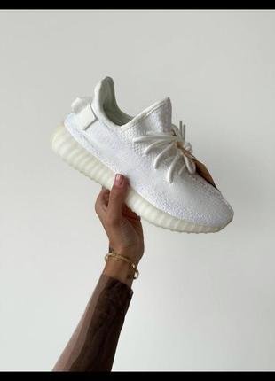 Ad yeezy 350 v2 boost white5 фото