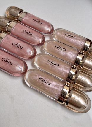 Лимитированная серия от kiko. 3d hydra lipgloss - limited edition 452 фото
