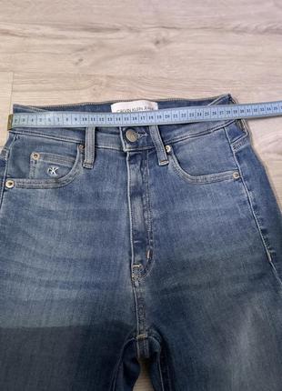 Джинсы calvin klein jeans skinny с завышенной талией оригинал9 фото