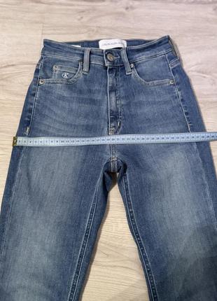 Джинсы calvin klein jeans skinny с завышенной талией оригинал8 фото