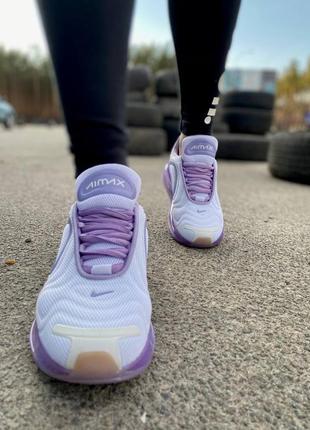 36 р. nike air max 720 violet знижка жіночі кросівки бузок фіолетові демі женские демисезонные кроссовки фиолетовые сиреневые скидка