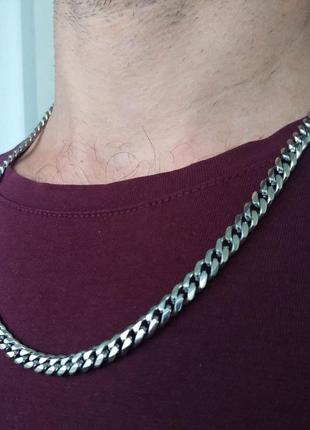 Ланцюжок чоловічий з нержавіючої сталі steel braiding. 6мм*54см