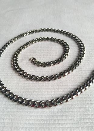 Ланцюжок чоловічий з нержавіючої сталі steel braiding. 6мм*54см2 фото