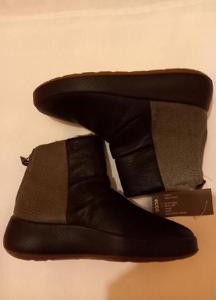Черевики чоботи жіночі зимові ecco ukiuk чёрные 221073 оригінал.7 фото